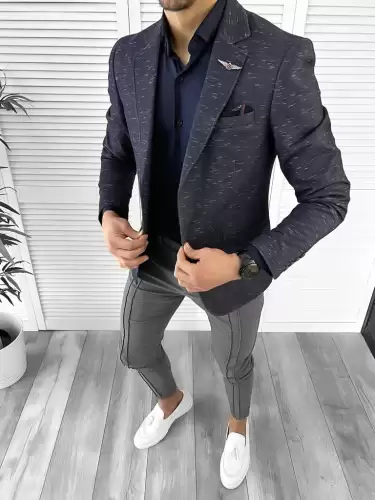 Sacou barbati slim fit 10202 P20-4.1