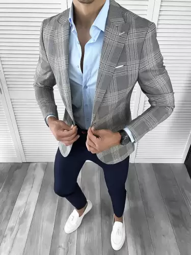 Sacou barbati slim fit 11629 X7