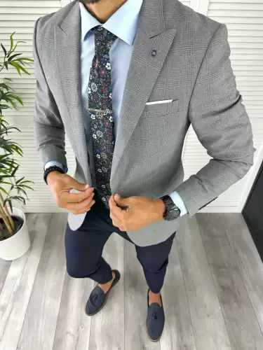 Sacou barbati slim fit 12841  I1-3