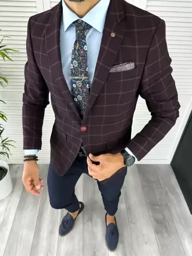 Sacou barbati slim fit 12845  28-4