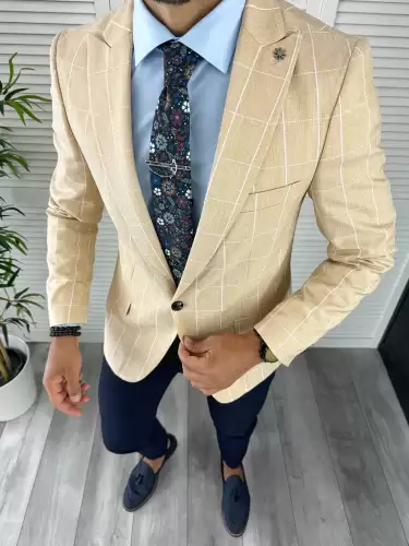 Sacou barbati slim fit 12854 X