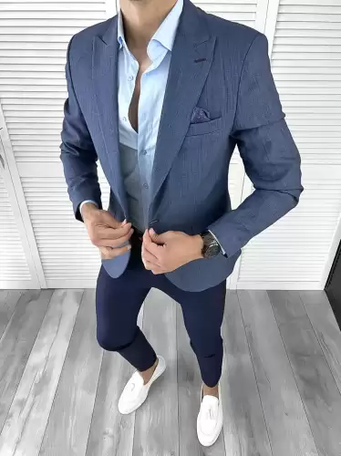 Sacou barbati slim fit 876 D3-4.4