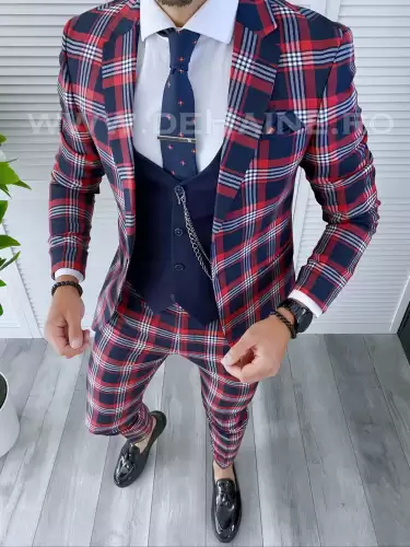 Sacou barbati slim fit A4223 P18-4.1