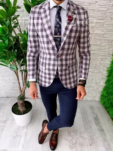 Sacou barbati slim fit ZR A5661 9-5