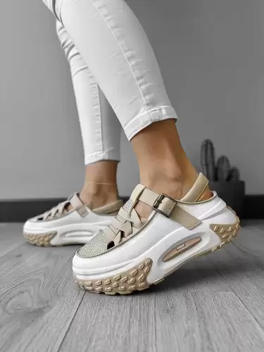 Sandale dama bej CL2409 T4-3