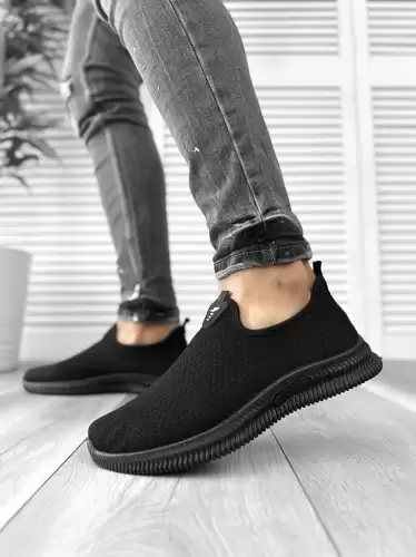 Tenesi barbati casual negri A91 T53-3