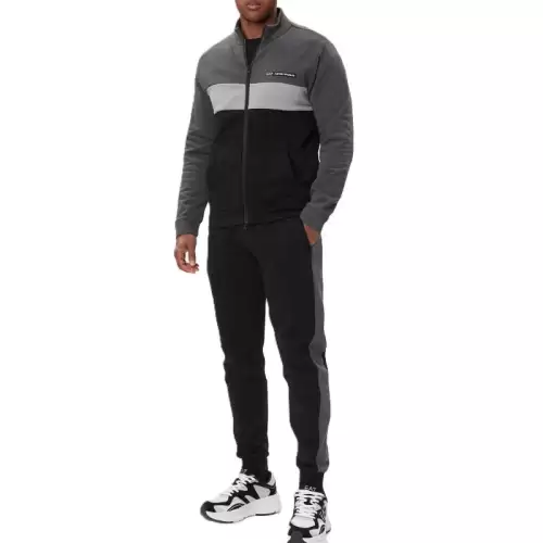Trening EA7 TRAIN ATHLETIC COLOUR BLOCK M T-SUIT FZ CH COPL