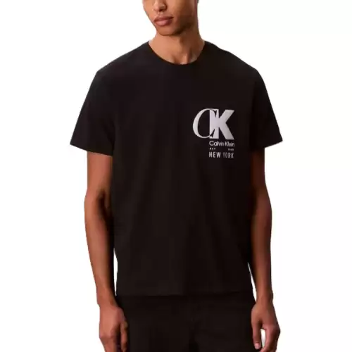 Tricou Calvin Klein SS 20S EU CK OVERLAP GRAPHIC TEE