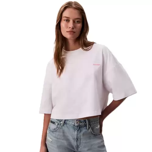 Tricou Calvin Klein SS HVY JERSEY FASHION CROP TEE