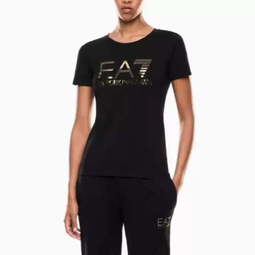 Tricou EA7 TRAIN LOGO SERIES W TEE SS METAL STUDS