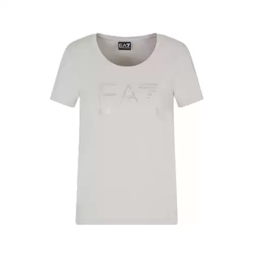 Tricou EA7 TRAIN LOGO SERIES W TEE SS RN FANCY STRASS