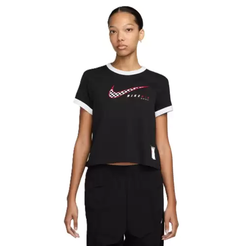 Tricou Nike W NSW CLUB SS TEE MOTO RGR