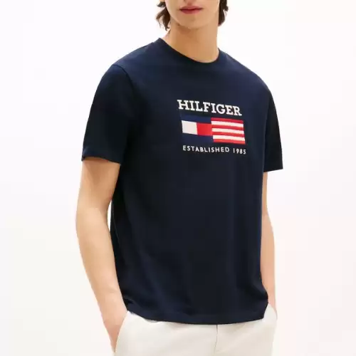 Tricou Tommy Hilfiger AMERICANA MONOTYPE FLAG BOX TEE