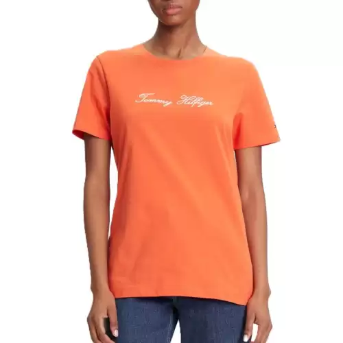 Tricou Tommy Hilfiger SCRIPT REG C-NK SS T-SHIRT