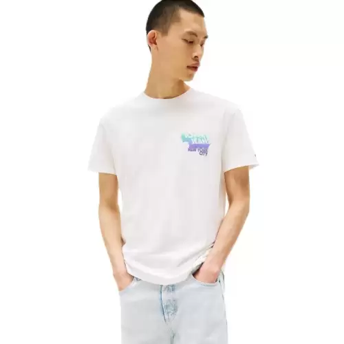 Tricou Tommy Hilfiger TJM REG STACK BACKPRINT TEEEXT