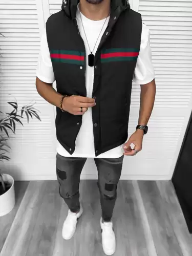 Vesta barbati casual neagra 5222 51-4