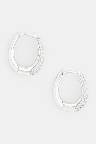 Tom Wood cercei de argint Liz Hoops Pave
